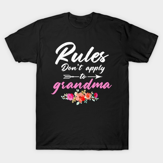 Rules Don't Apply to Grandma New Grandma T-Shirt by Albatross